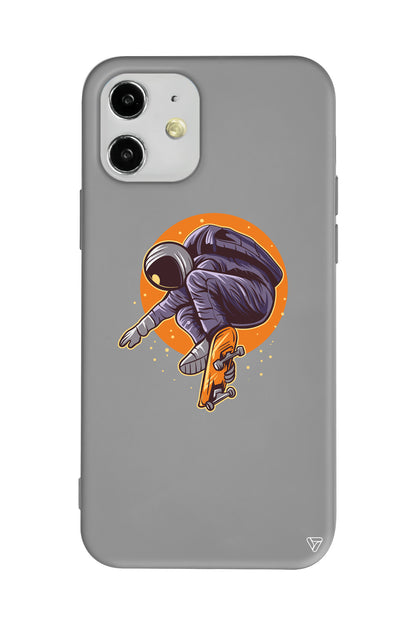 Astronot 2 Lansman Model İçi Kadife Silikon Telefon Kılıfı