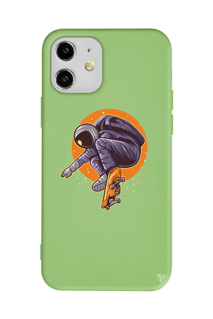 Astronot 2 Lansman Model İçi Kadife Silikon Telefon Kılıfı