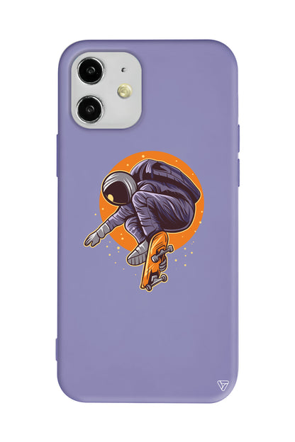 Astronot 2 Lansman Model İçi Kadife Silikon Telefon Kılıfı