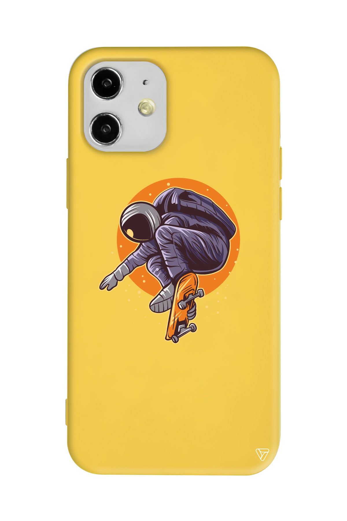 Astronot 2 Lansman Model İçi Kadife Silikon Telefon Kılıfı