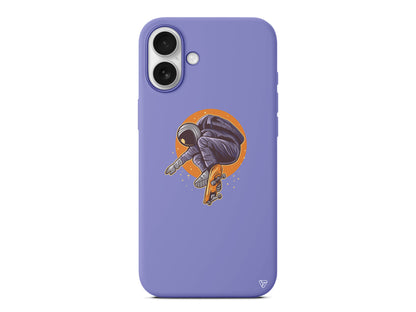 Astronot 2 Lansman Model İçi Kadife Silikon Telefon Kılıfı