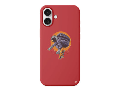 Astronot 2 Lansman Model İçi Kadife Silikon Telefon Kılıfı – Plus Serisine Özel