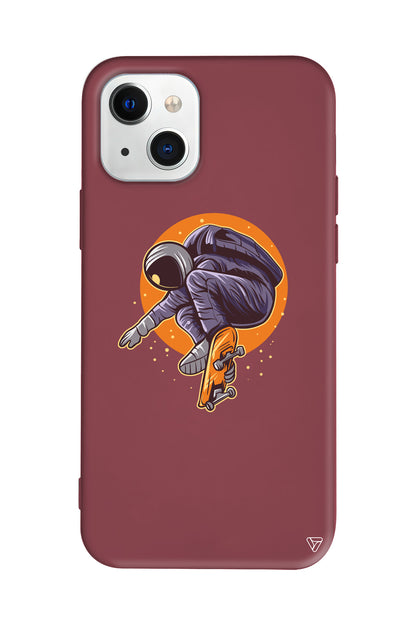 Astronot 2 Lansman Model İçi Kadife Silikon Telefon Kılıfı