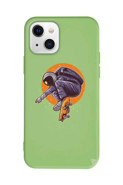 Astronot 2 Lansman Model İçi Kadife Silikon Telefon Kılıfı