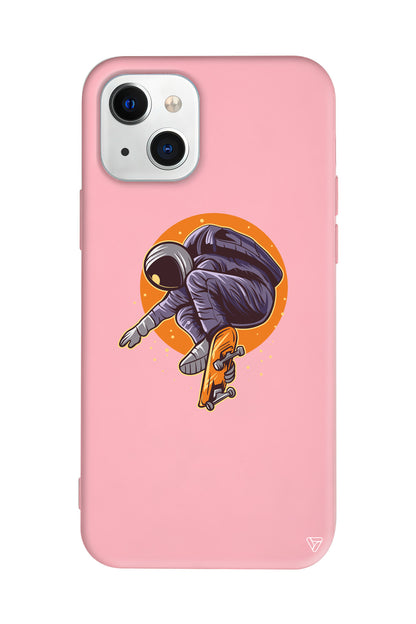 Astronot 2 Lansman Model İçi Kadife Silikon Telefon Kılıfı – Plus Serisine Özel