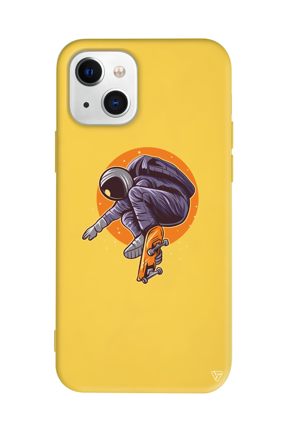 Astronot 2 Lansman Model İçi Kadife Silikon Telefon Kılıfı