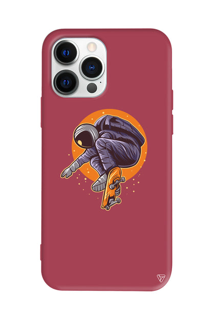 Astronot 2 Lansman Model İçi Kadife Silikon Telefon Kılıfı