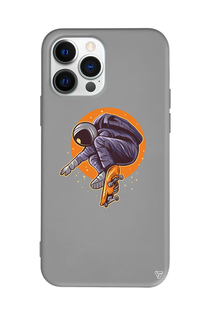 Astronot 2 Lansman Model İçi Kadife Silikon Telefon Kılıfı