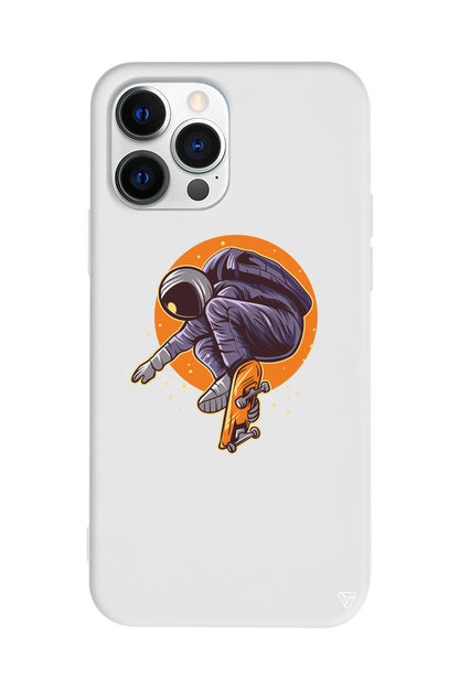 Astronot 2 Lansman Model İçi Kadife Silikon Telefon Kılıfı