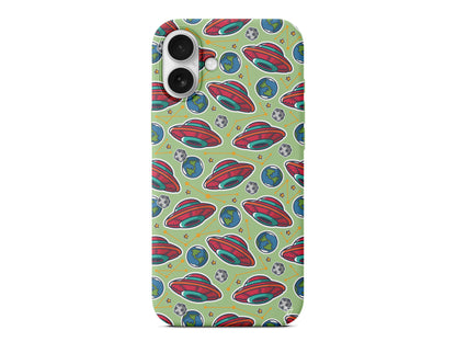 Space Ship Lansman Model İçi Kadife Silikon Telefon Kılıfı – Plus Serisine Özel