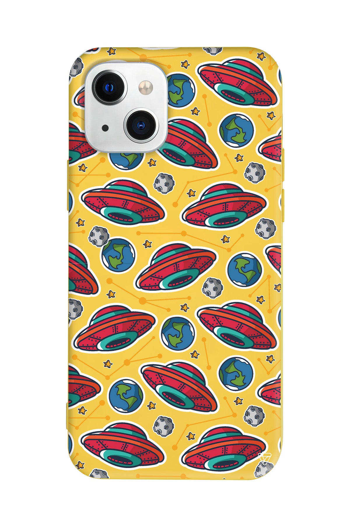 Space Ship Lansman Model İçi Kadife Silikon Telefon Kılıfı – Plus Serisine Özel