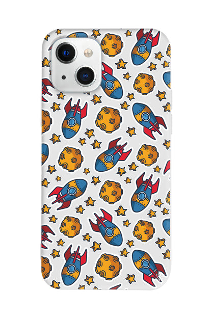 Roket Lansman Model İçi Kadife Silikon Telefon Kılıfı – Plus Serisine Özel