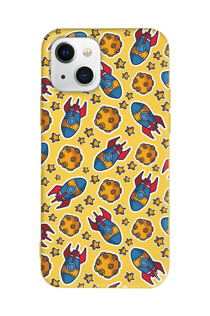 Roket Lansman Model İçi Kadife Silikon Telefon Kılıfı – Plus Serisine Özel