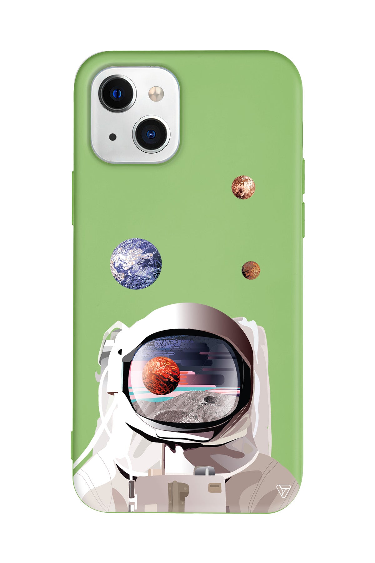 Astronotun Gözünden Lansman Model İçi Kadife Silikon Telefon Kılıfı – Plus Serisine Özel