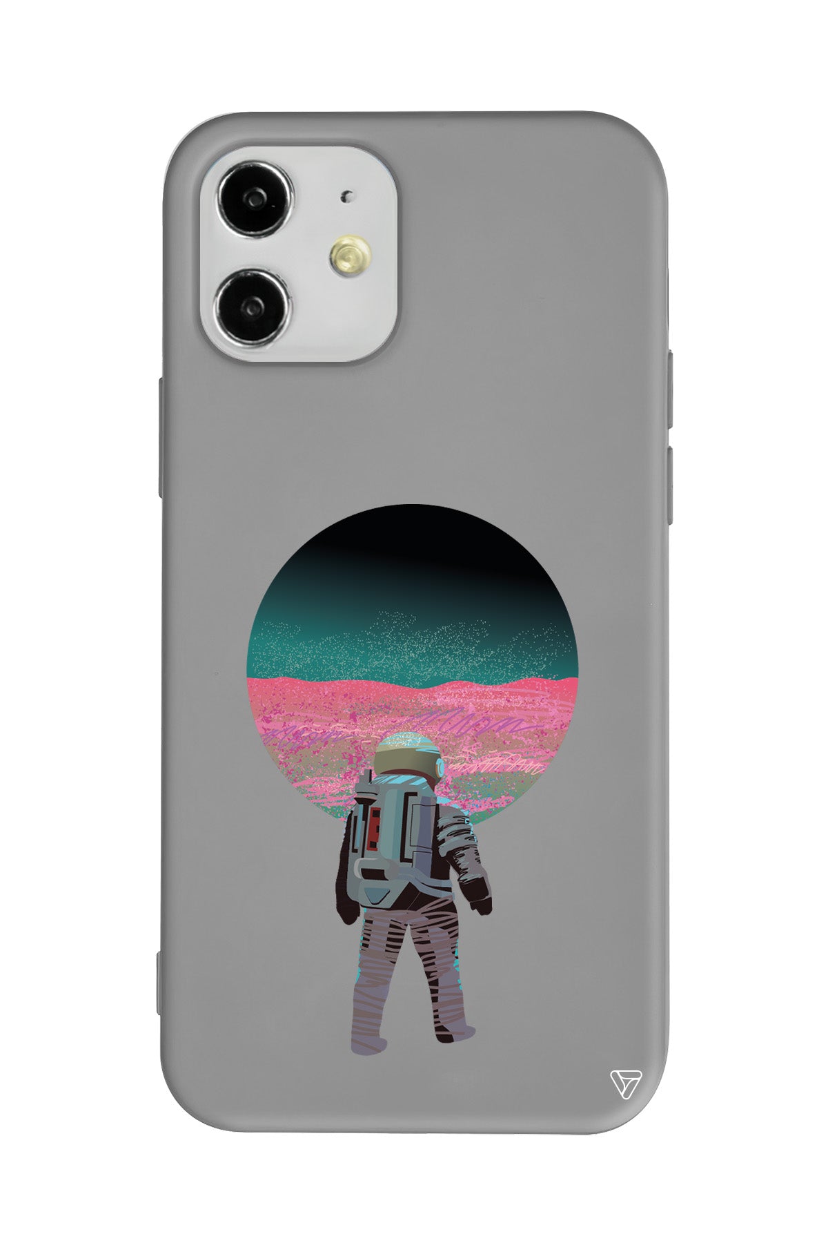 Evden Uzakta Lansman Model İçi Kadife Silikon Telefon Kılıfı