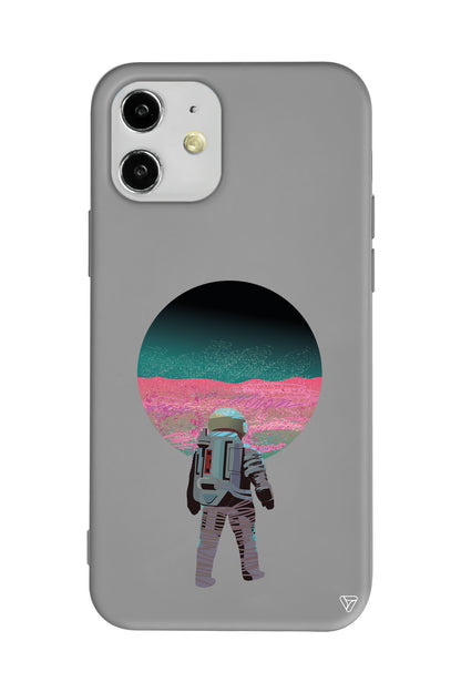 Evden Uzakta Lansman Model İçi Kadife Silikon Telefon Kılıfı