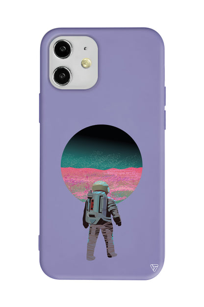 Evden Uzakta Lansman Model İçi Kadife Silikon Telefon Kılıfı