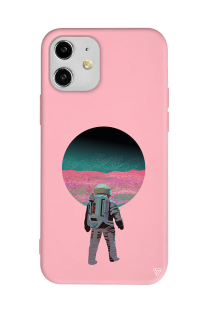 Evden Uzakta Lansman Model İçi Kadife Silikon Telefon Kılıfı