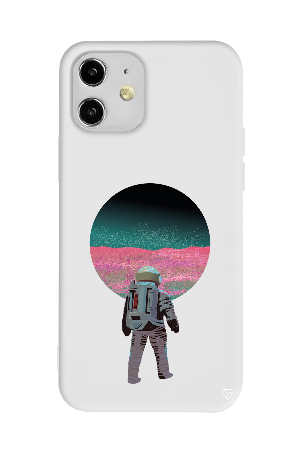 Evden Uzakta Lansman Model İçi Kadife Silikon Telefon Kılıfı