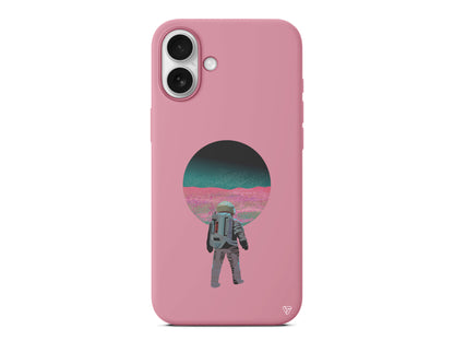 Evden Uzakta Lansman Model İçi Kadife Silikon Telefon Kılıfı