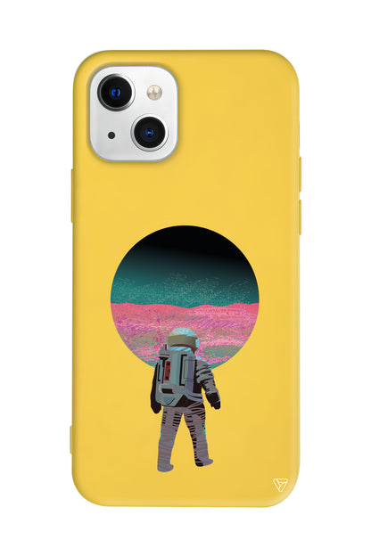 Evden Uzakta Lansman Model İçi Kadife Silikon Telefon Kılıfı