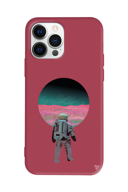 Evden Uzakta Lansman Model İçi Kadife Silikon Telefon Kılıfı