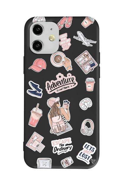 Adventure Lansman Model İçi Kadife Silikon Telefon Kılıfı