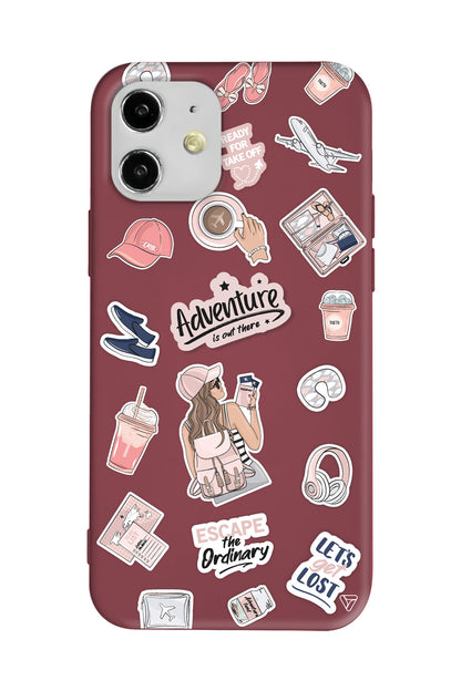 Adventure Lansman Model İçi Kadife Silikon Telefon Kılıfı