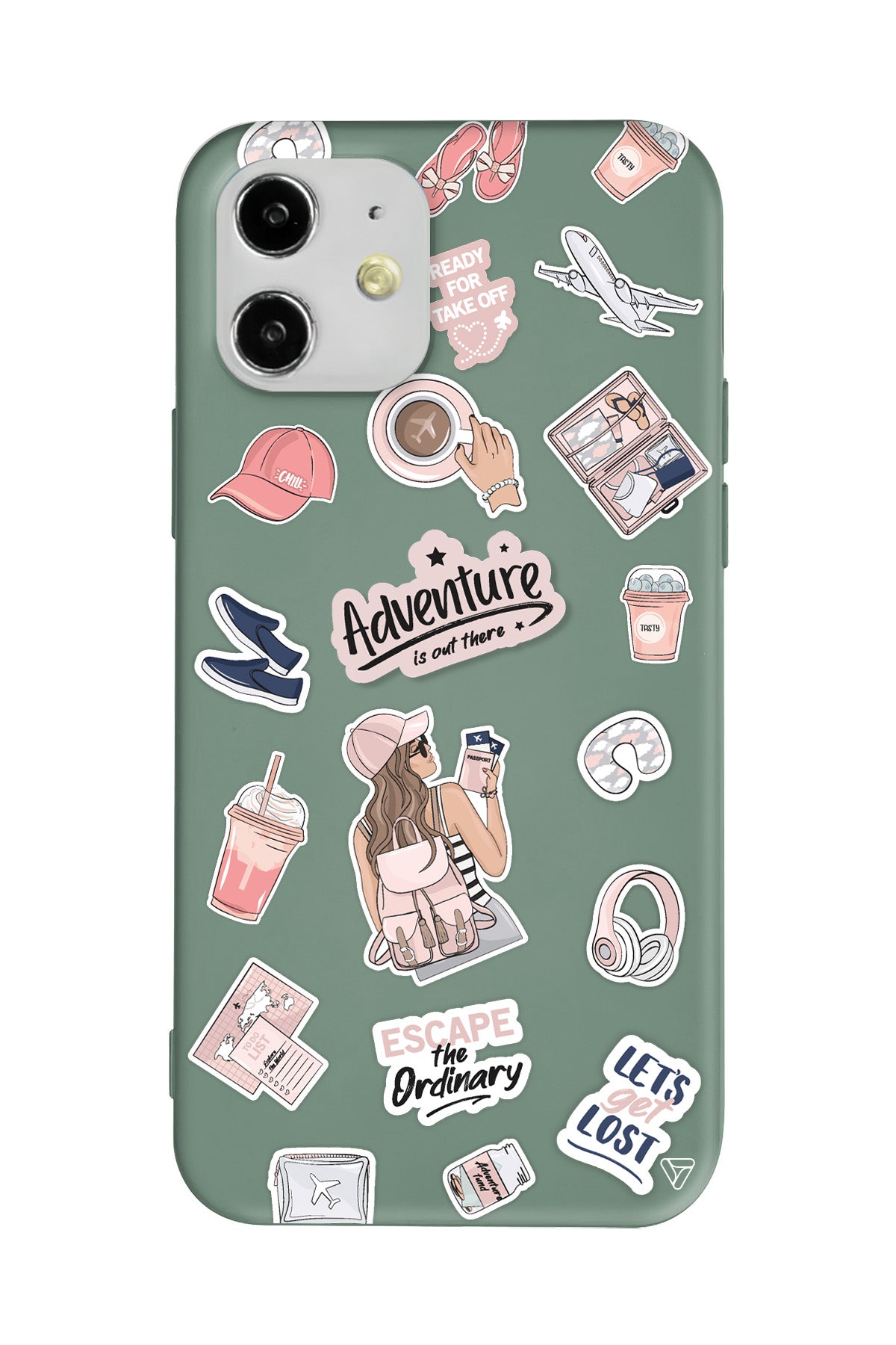 Adventure Lansman Model İçi Kadife Silikon Telefon Kılıfı