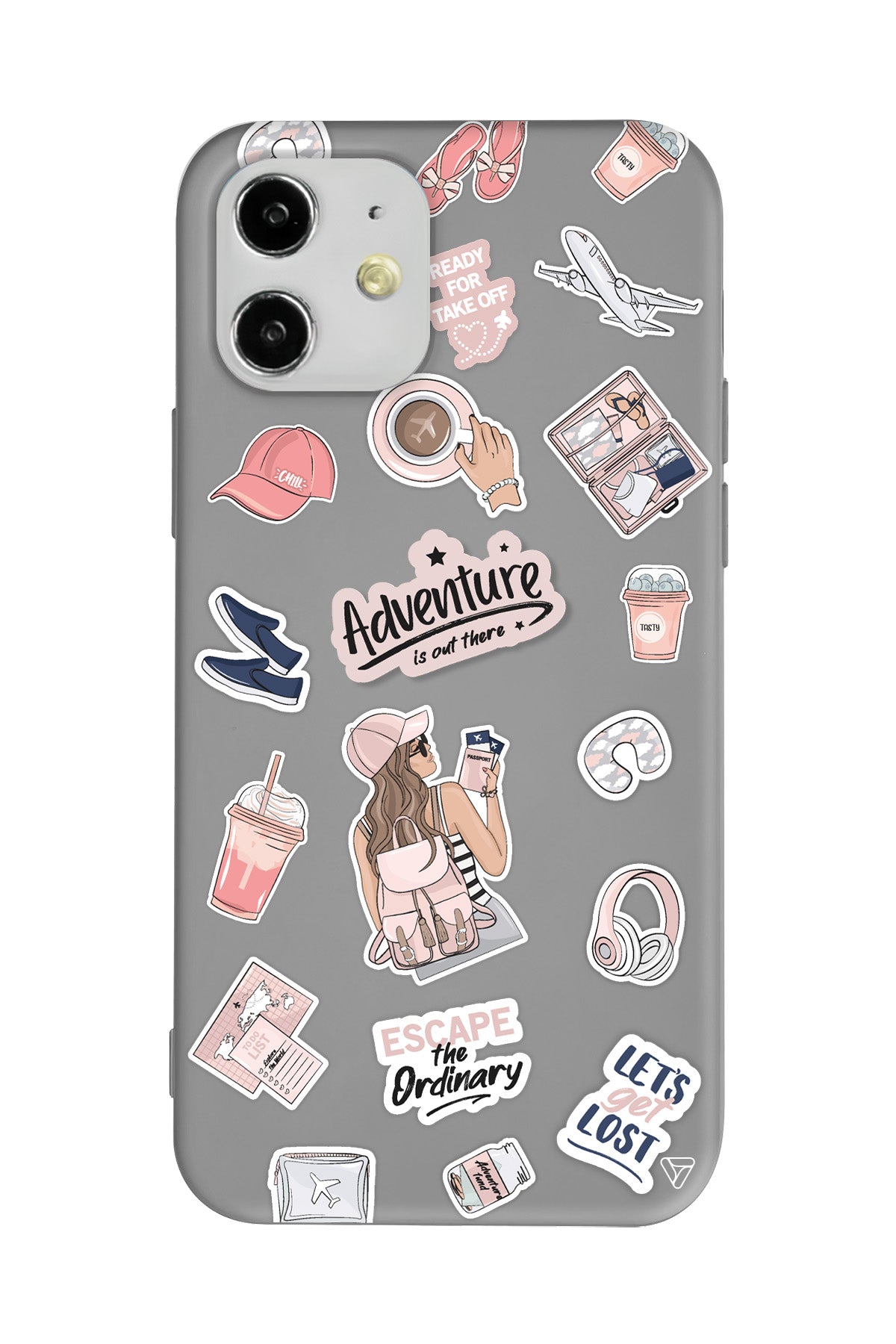 Adventure Lansman Model İçi Kadife Silikon Telefon Kılıfı