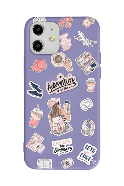 Adventure Lansman Model İçi Kadife Silikon Telefon Kılıfı