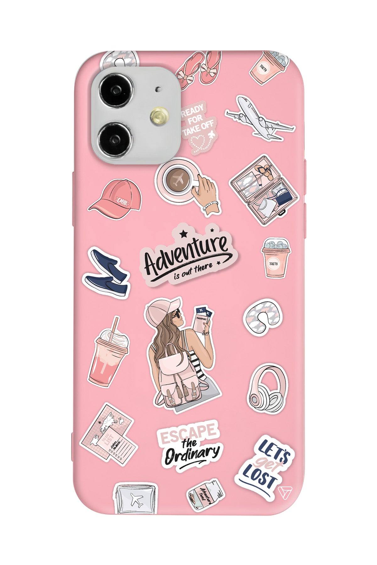 Adventure Lansman Model İçi Kadife Silikon Telefon Kılıfı