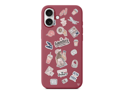 Adventure Lansman Model İçi Kadife Silikon Telefon Kılıfı – Plus Serisine Özel