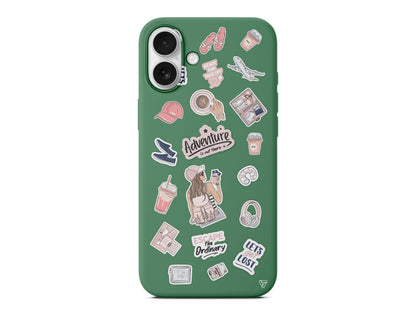 Adventure Lansman Model İçi Kadife Silikon Telefon Kılıfı – Plus Serisine Özel