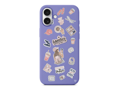 Adventure Lansman Model İçi Kadife Silikon Telefon Kılıfı