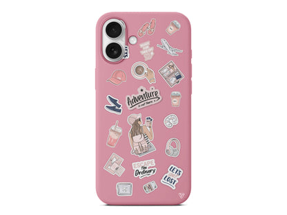 Adventure Lansman Model İçi Kadife Silikon Telefon Kılıfı