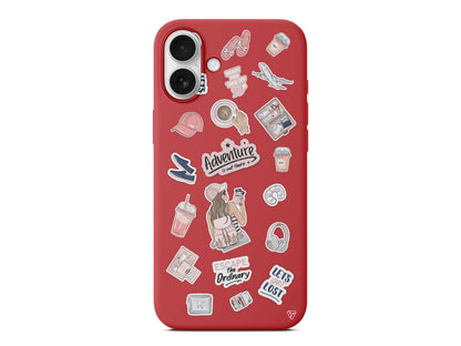 Adventure Lansman Model İçi Kadife Silikon Telefon Kılıfı – Plus Serisine Özel