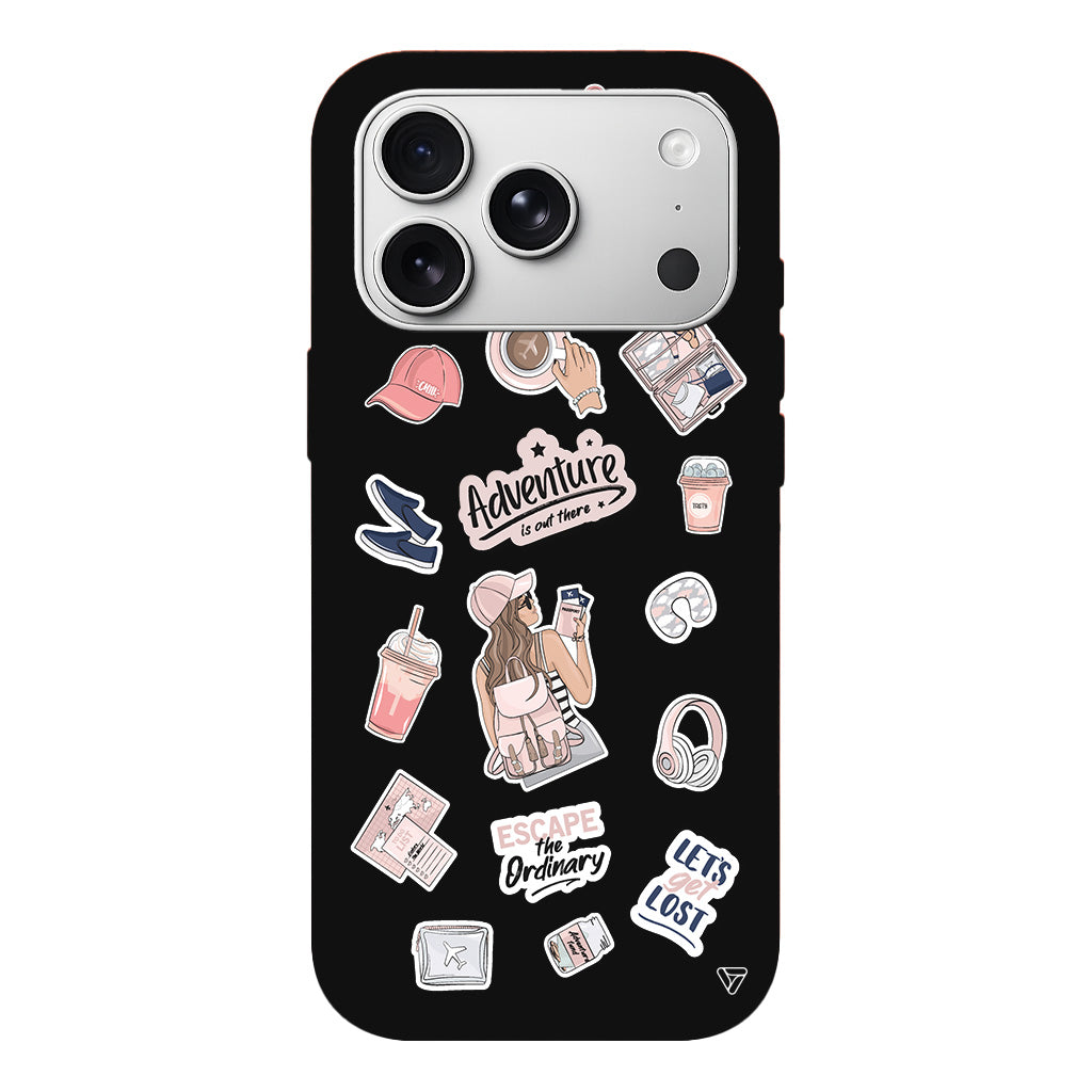 Adventure Lansman Model İçi Kadife Silikon Telefon Kılıfı