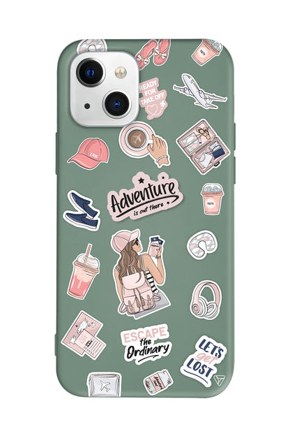 Adventure Lansman Model İçi Kadife Silikon Telefon Kılıfı