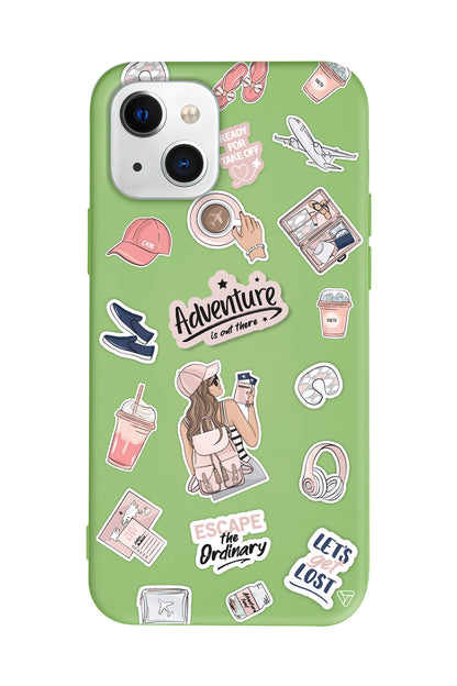 Adventure Lansman Model İçi Kadife Silikon Telefon Kılıfı