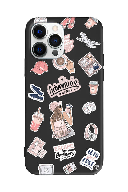 Adventure Lansman Model İçi Kadife Silikon Telefon Kılıfı