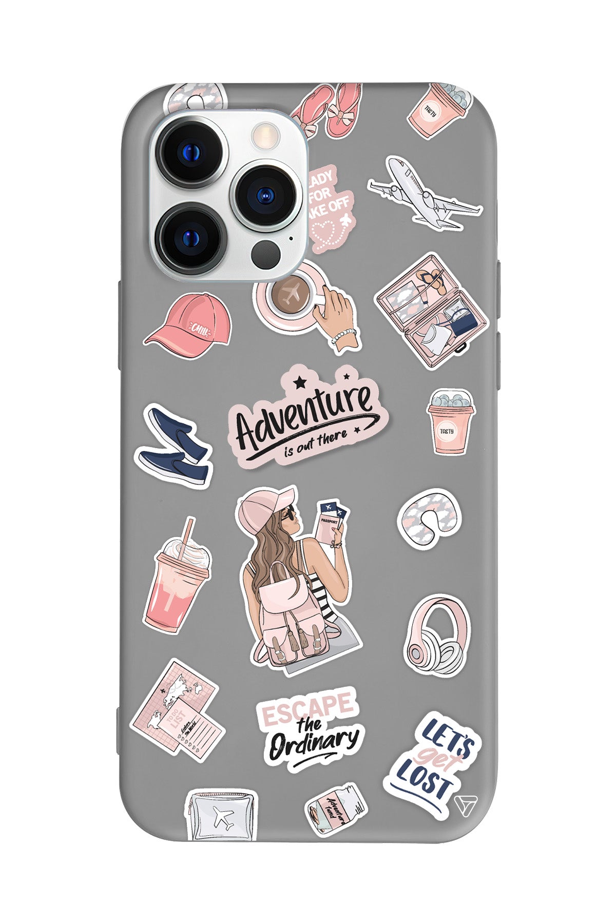 Adventure Lansman Model İçi Kadife Silikon Telefon Kılıfı