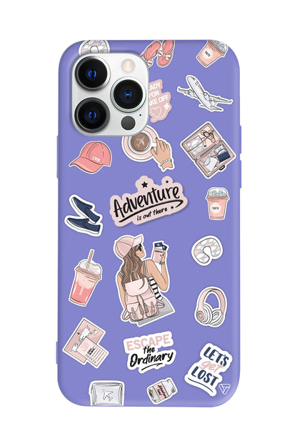 Adventure Lansman Model İçi Kadife Silikon Telefon Kılıfı