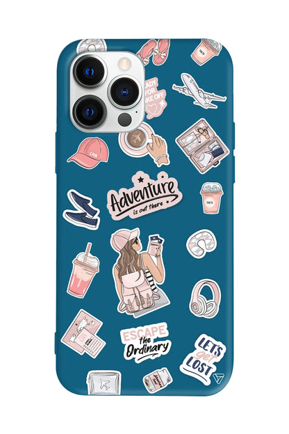 Adventure Lansman Model İçi Kadife Silikon Telefon Kılıfı