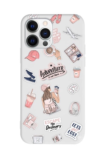 Adventure Lansman Model İçi Kadife Silikon Telefon Kılıfı