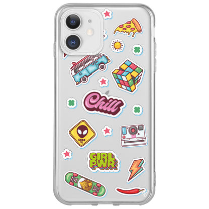 Chill Lansman Model İçi Kadife Silikon Telefon Kılıfı