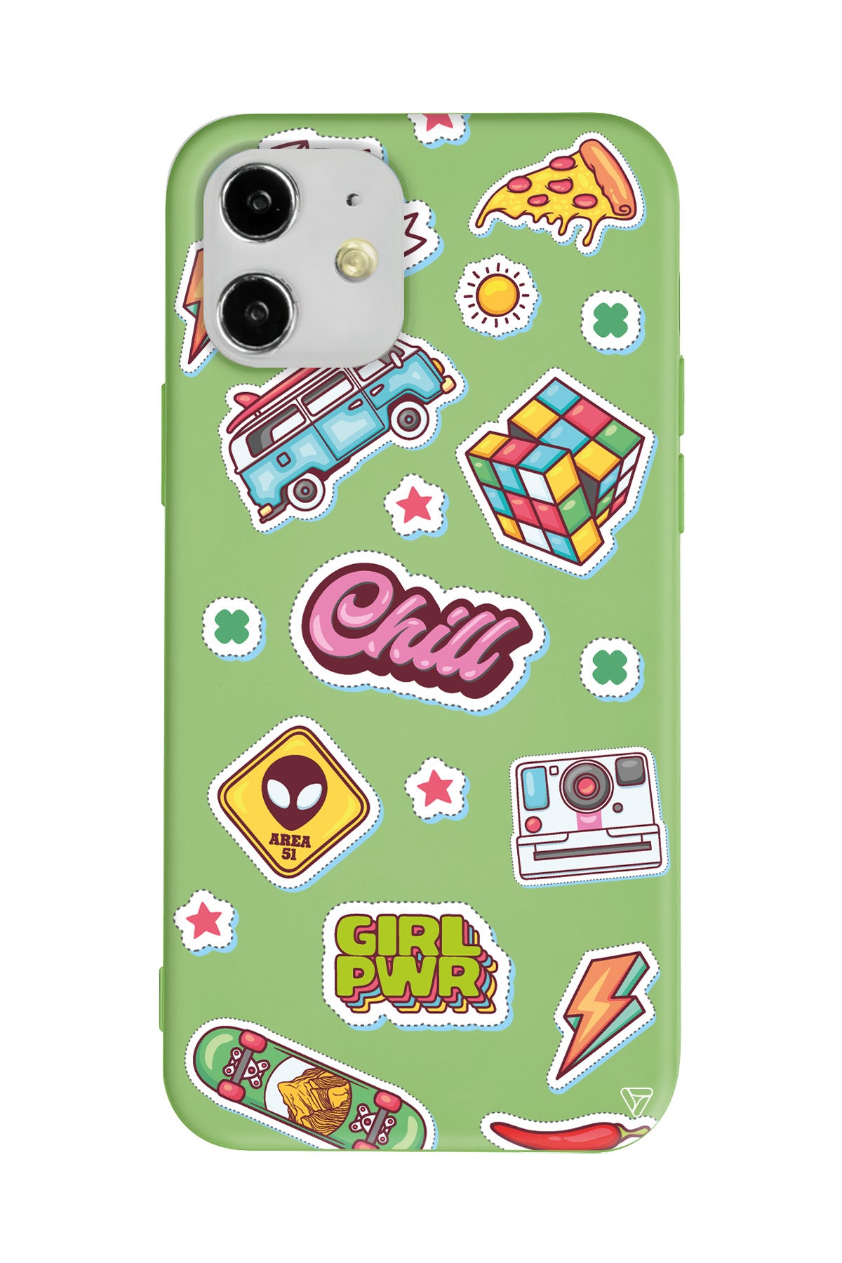 Chill Lansman Model İçi Kadife Silikon Telefon Kılıfı