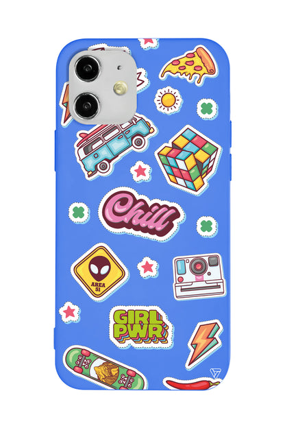 Chill Lansman Model İçi Kadife Silikon Telefon Kılıfı