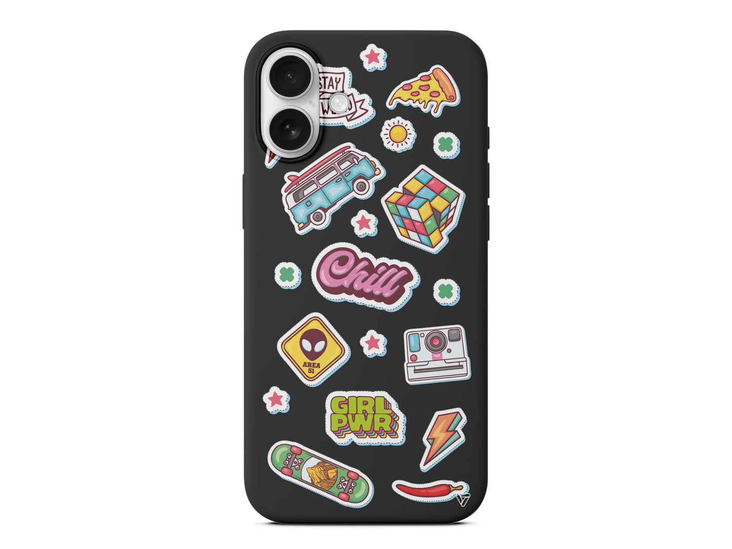 Chill Lansman Model İçi Kadife Silikon Telefon Kılıfı