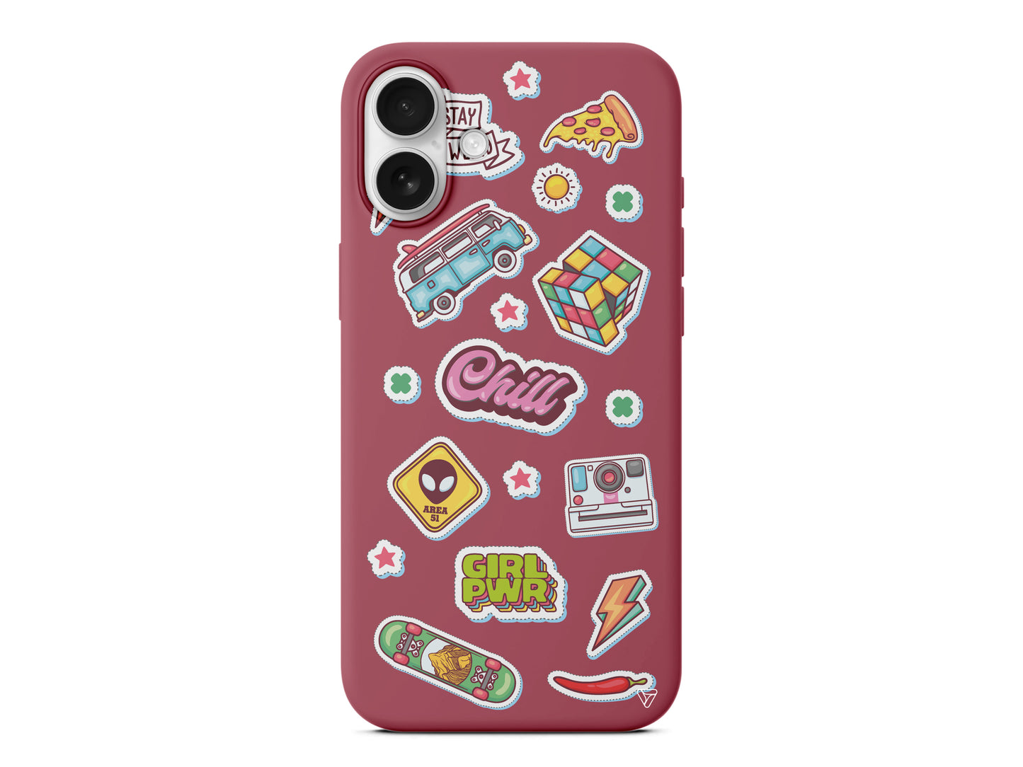 Chill Lansman Model İçi Kadife Silikon Telefon Kılıfı – Plus Serisine Özel